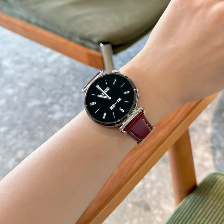 【送表壳】适用华为GT6秋冬牛皮表带GT5智能手表带显白简约高级GT4