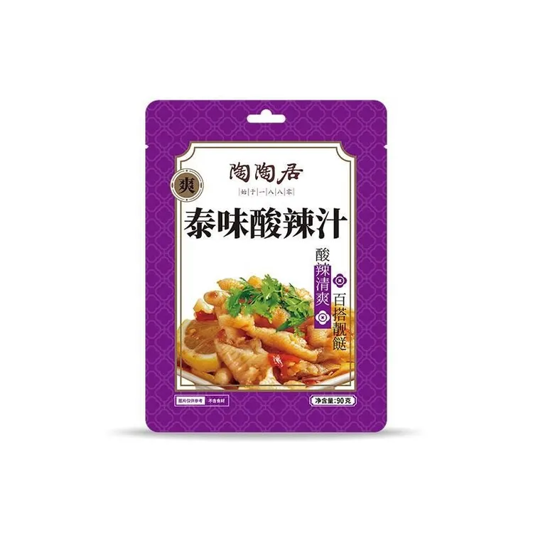 陶陶居泰味酸辣汁旗舰店酱汁泡鸡爪家用泰式小海鲜汁淘淘居调味品