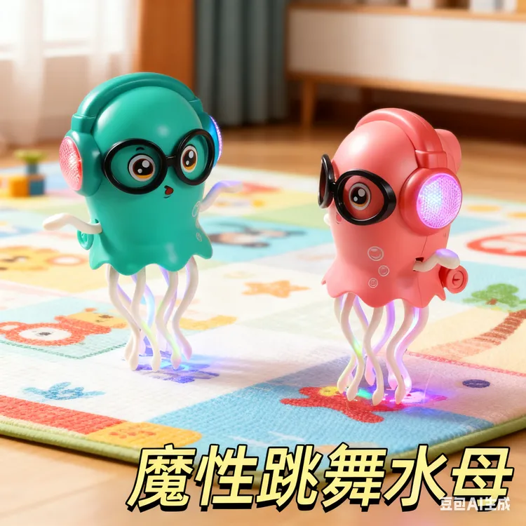 魔性跳舞章鱼抬头训练玩具益智0-3-6岁婴幼儿12个月宝宝小孩早教