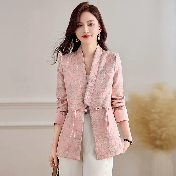 柏菲妮新中式国风西装外套女装2025年新款春装休闲气质时尚显瘦潮