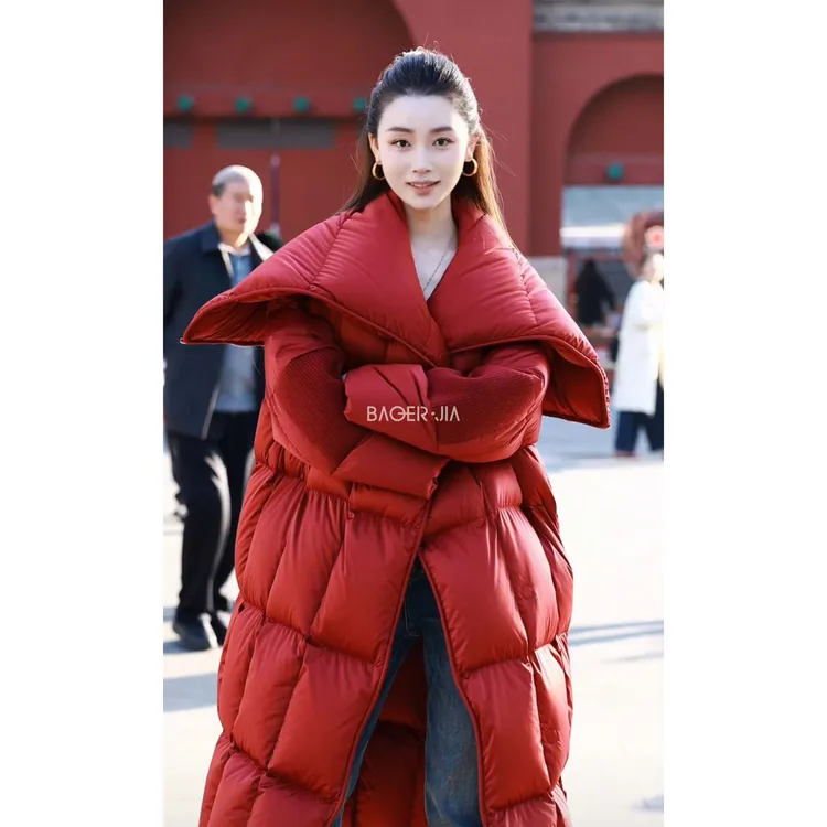 66-【天使羽翼】宝儿家含幂BH36925410冬季冰原白钻鹅绒高绒量外套