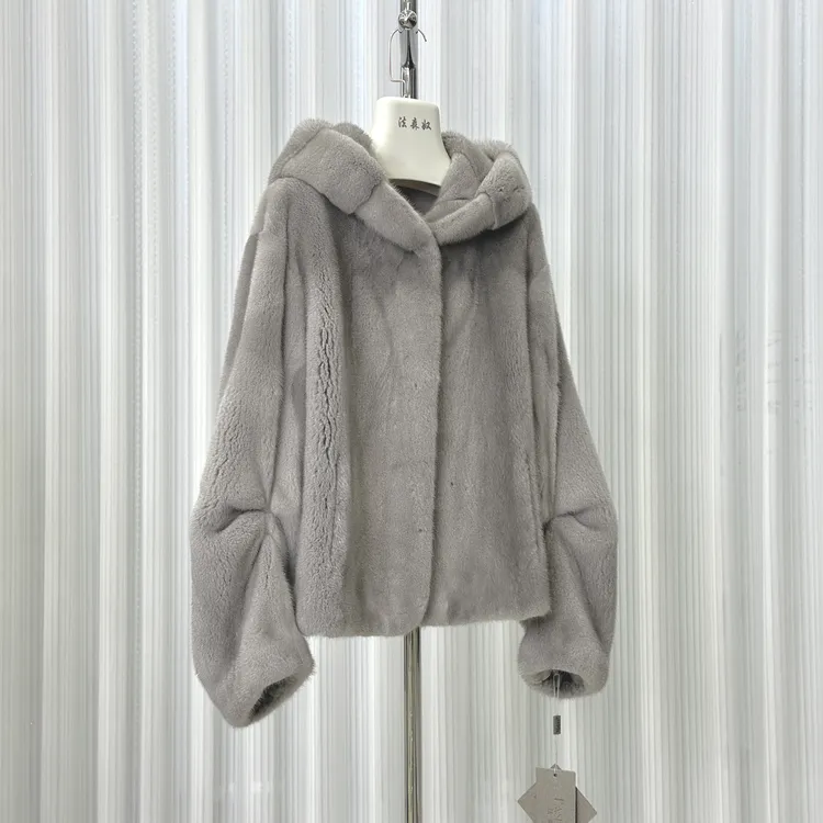 34295女士原色短款休闲冬季外套