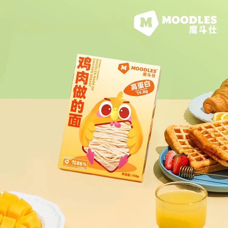 Moodles魔斗仕低脂高蛋白鸡肉面速食虾面方便面主食（达人推荐）