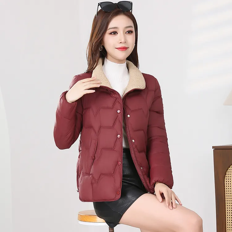 短款棉服女2025年棉衣立领洋气宽松时尚新款保暖棉袄百搭冬季外套