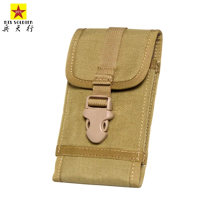 兵天行 苹果手机包7寸单层尼龙防水手机袋花为手机套穿腰带工地用