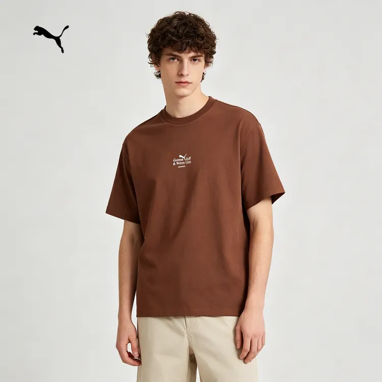 PUMA/彪马男士高尔夫夏季短袖T恤潮GGNC联名落基山野花圆领635617
