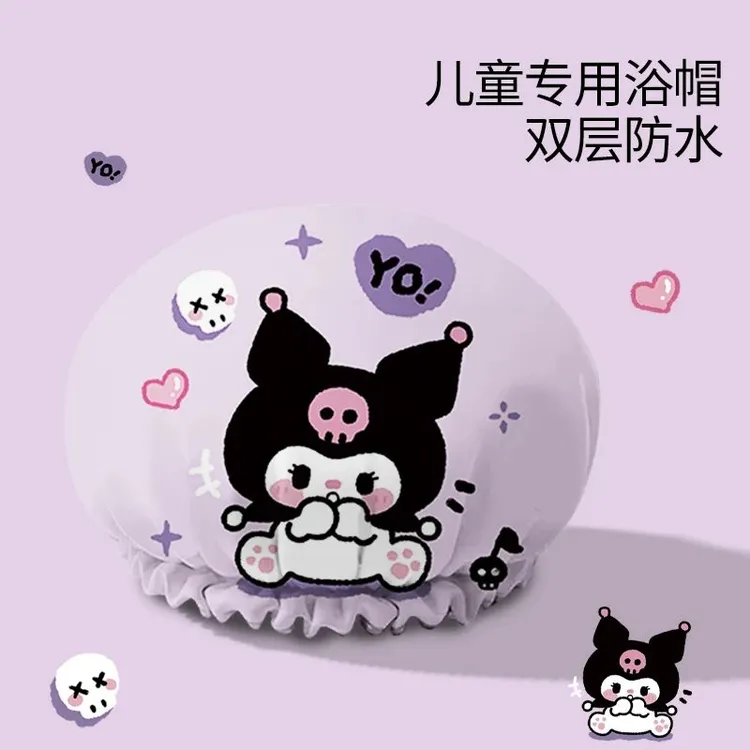 卡通可爱儿童专用浴帽双层加厚洗澡帽沐浴帽防水家用防湿头发套