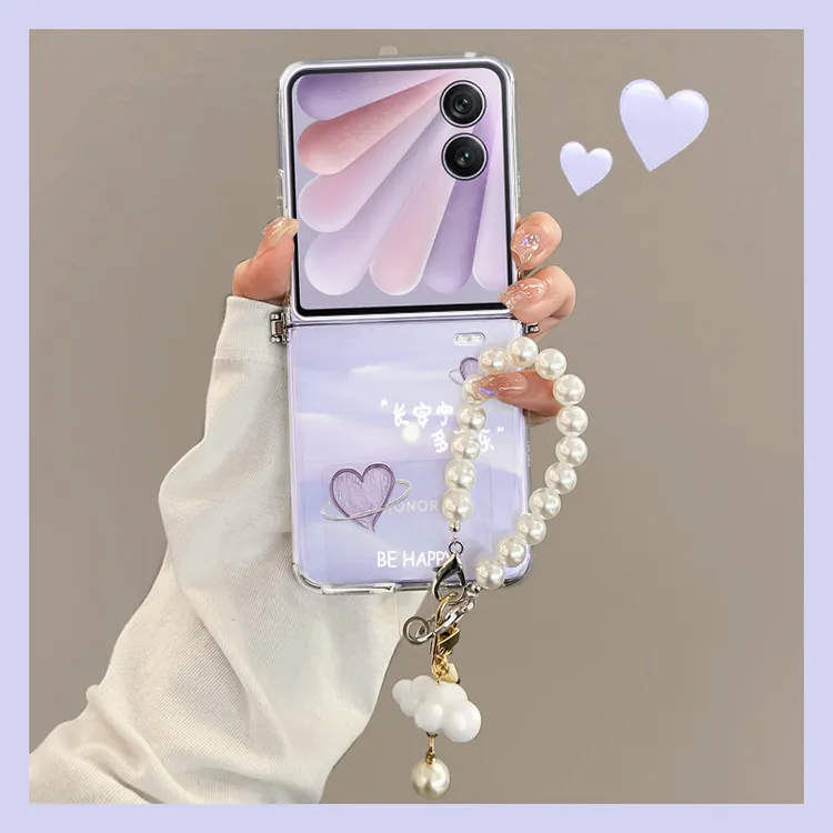 适用荣耀magicvflip2手机壳折叠屏Magic V Flip2高定外壳防摔手链