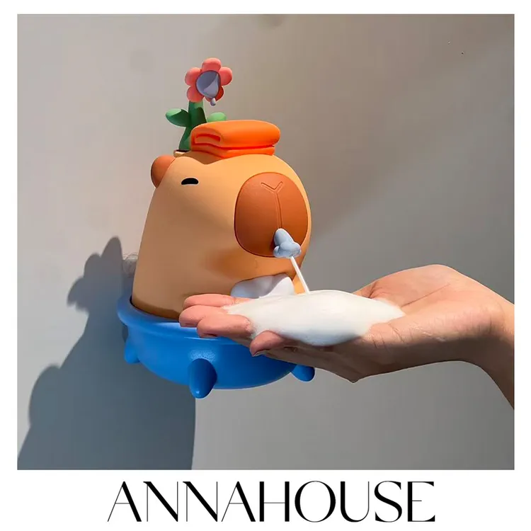 ANNAHOUSE卡皮巴拉洗手机生日礼物实用沐浴洗脸气泡可爱起泡机