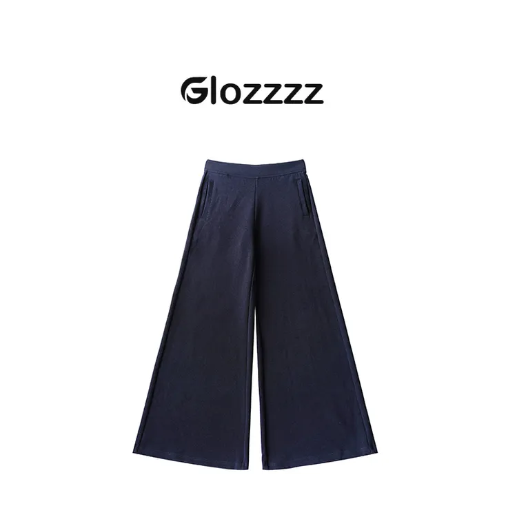 【Glozzzz】显瘦王 宽松显瘦垂感阔腿裤百搭简约舒适长裤D 909