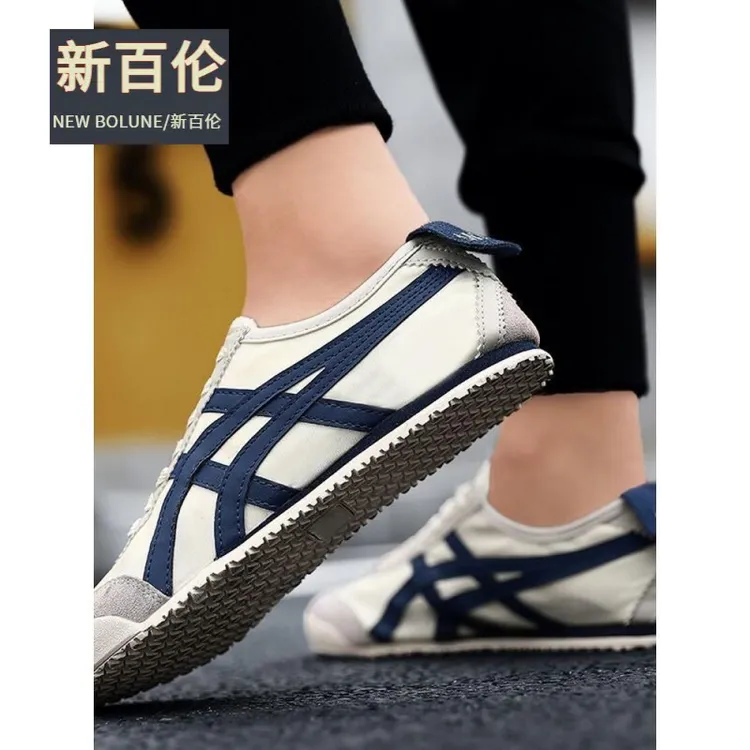 情侣虎冢鬼冢2025新款男鞋2025新款夏季鬼虎同款一脚蹬帆布