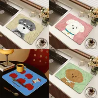 【力力猪】卡通防烫隔热垫喝茶垫吸水防滑沥水垫杯垫餐垫家用碗盘垫