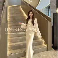 【JIN_KING】女装高奢时尚背心无袖马甲夏季女长袖上衣J0044