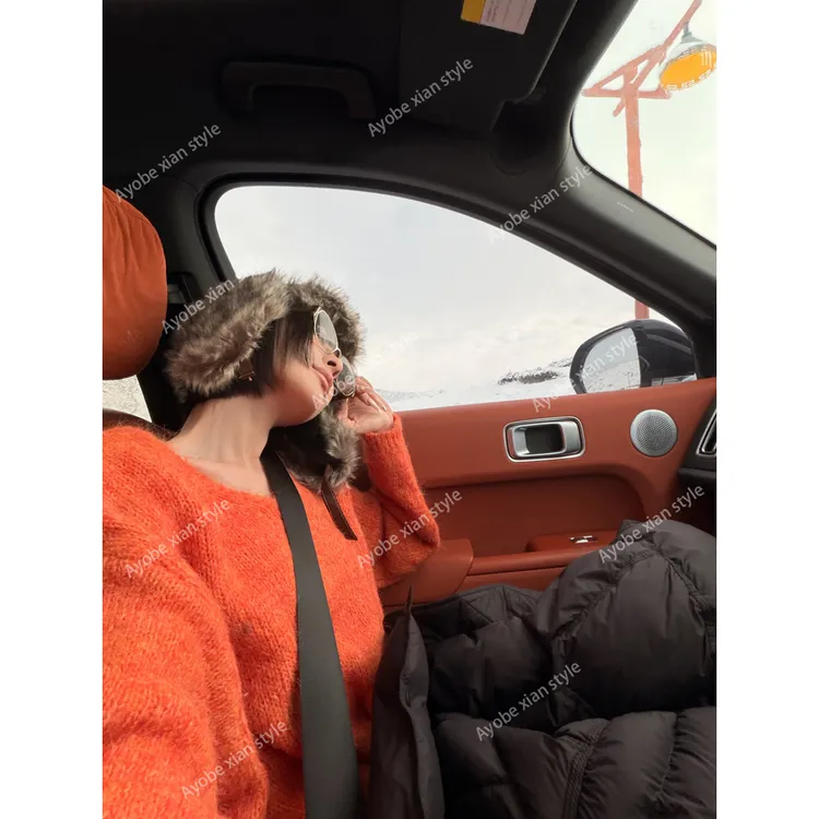 【AYOBE】小贤 玩转色彩羊毛慵懒松弛感美学针织毛衣