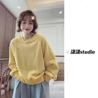 【ME刺绣卫衣】【加绒】【显瘦】【颜色超好看】潇潇自制泡泡袖卫衣XY0102