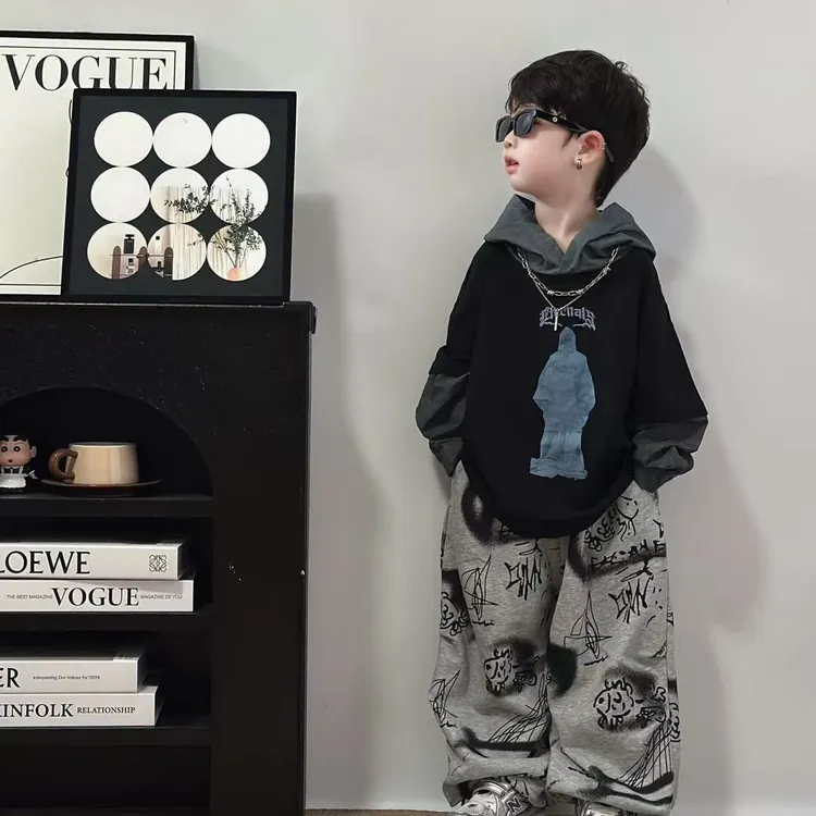 3店 秋新 2025新款秋款秋装儿童套装韩版时尚休闲百搭穿搭童装