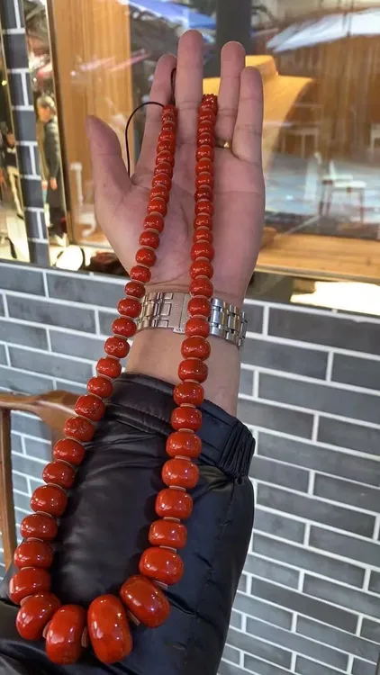 铁合金项链 非金属亚克力项链 新款大卡石头材质不掉色