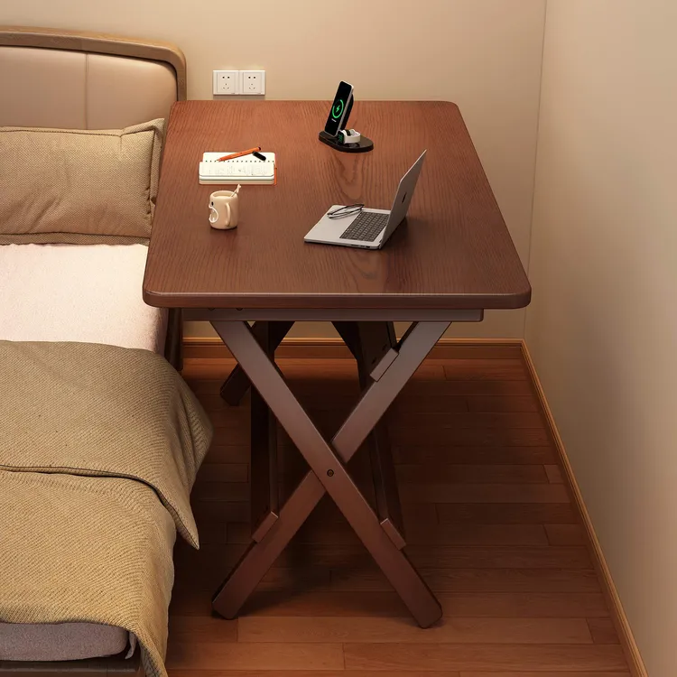 免安装折叠书桌小户型靠墙学习写字桌子家用卧室床边电脑桌办公桌