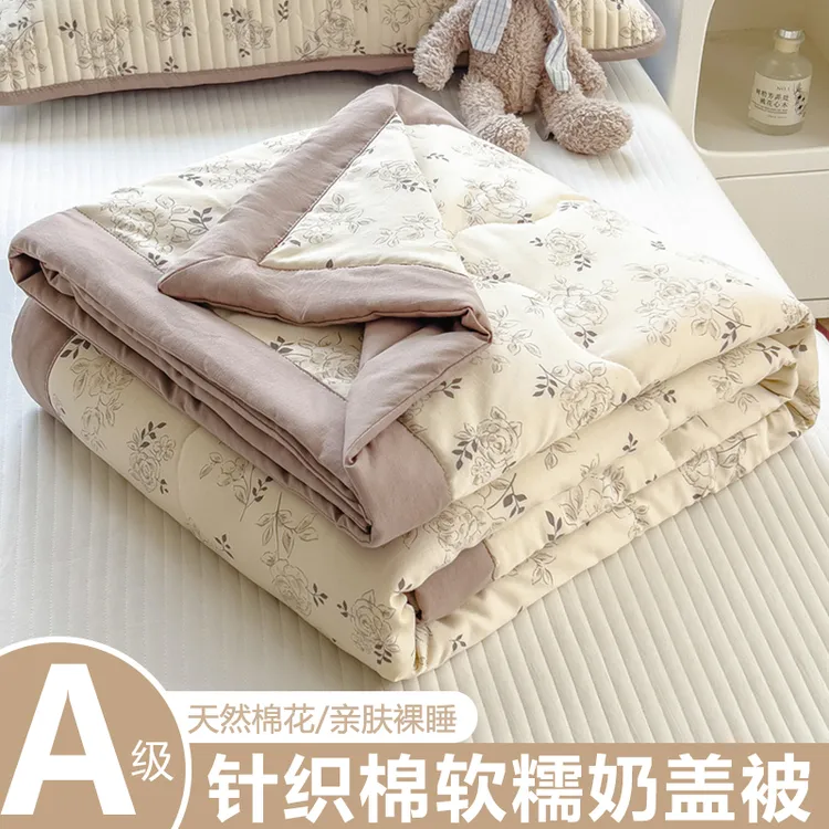 【新疆棉花填充】夏凉被2025新款夏天空调被单人家用薄款被子可机洗