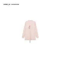 ARNE JA｜“法式浪漫”立体盘花飘带设计感长袖衬衫D3S3032S