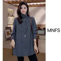 [麦霓定制]新款韩系小众设计时尚衬衣女9828