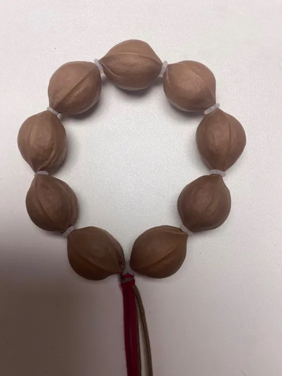 梅林铁核20×27精挑三花鲨鱼背素串橄榄核一物一图