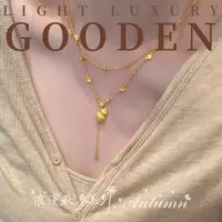 铜合金项链 Gooden岛家【福气临门】高级感气质时尚双层秋冬项链