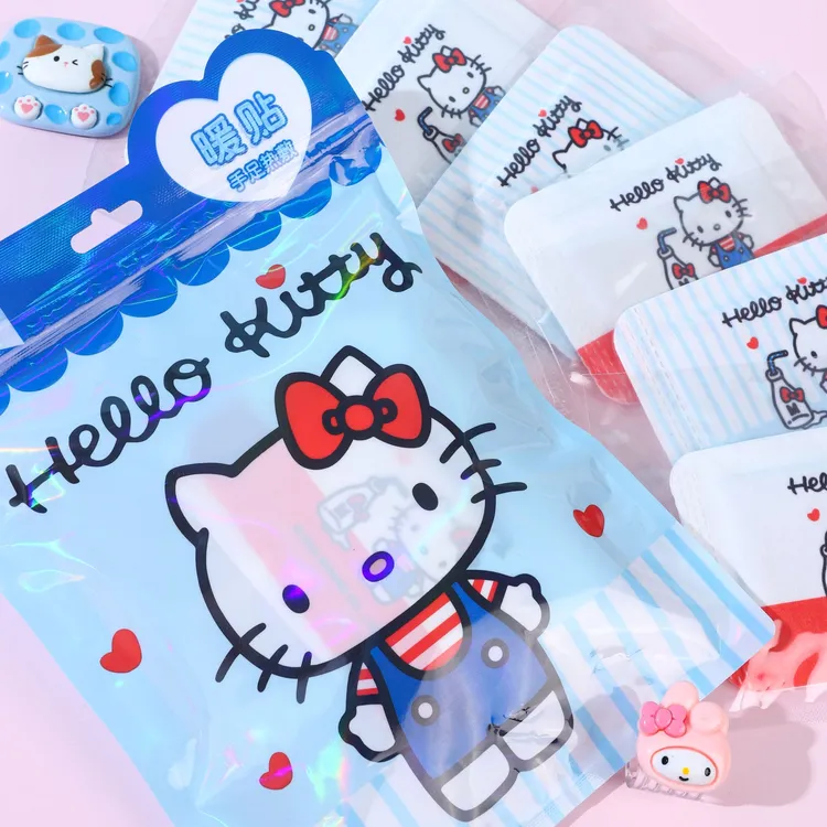 三丽鸥正版凯蒂猫暖手贴穿戴便捷暖宝宝贴自发热暖手宝学生写字萌