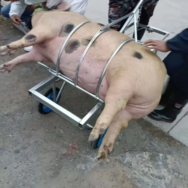 宰猪时固定架子家用推车设备加厚加筋架多功能杀猪专用架子