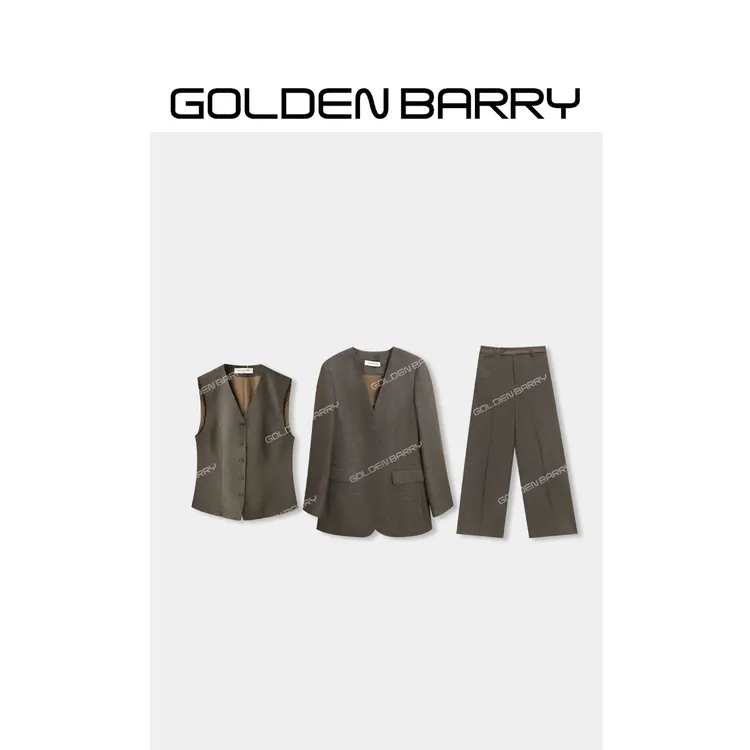 GOLDENBARRY“英伦绅影”老钱风马甲/西装西裤123145/100146/541160