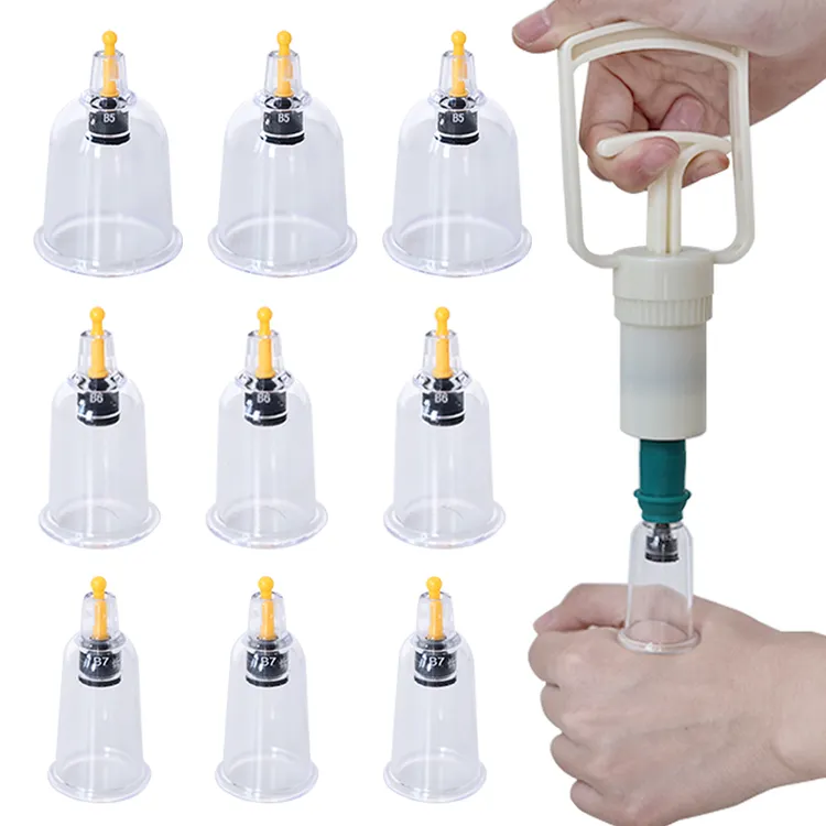 小号拔罐散装透明便携家用真空拔罐抽气式加厚散罐