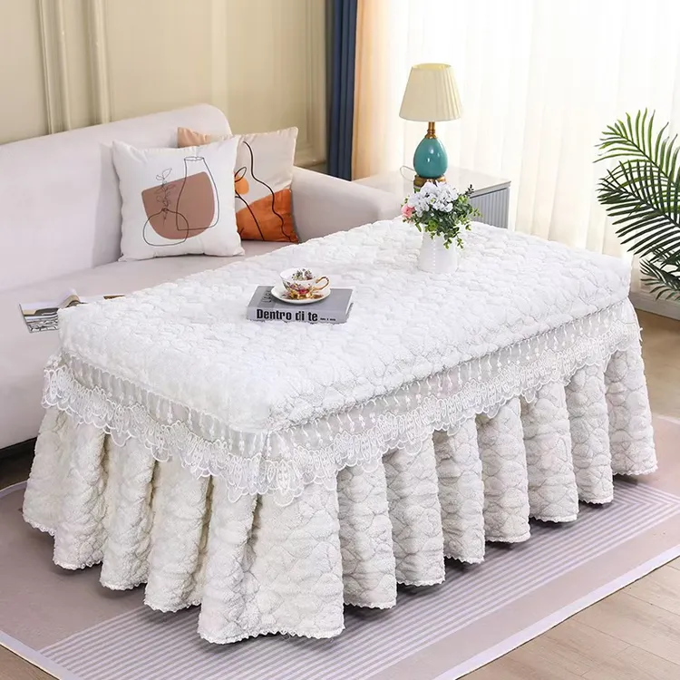 烤火罩电炉罩长方形桌布套加厚加绒冬季茶几点火罩套新款轻奢冬季