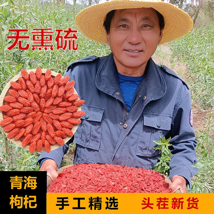 [买一送一]高海拔柴达木枸杞头茬无熏染泡水泡酒煲汤煮粥到手一斤