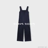 溶溶【墨染林间】RONGRONG 马海毛羊毛混纺廓形极简风连体裤js668