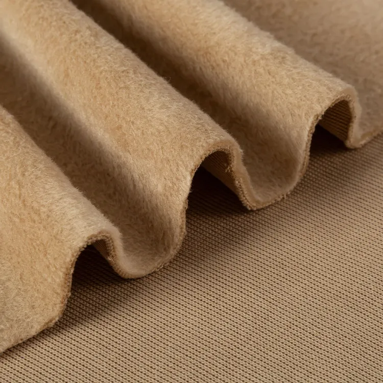 金雕一体绒针织木兰棉秋冬加厚800克保暖卫衣裤子面料