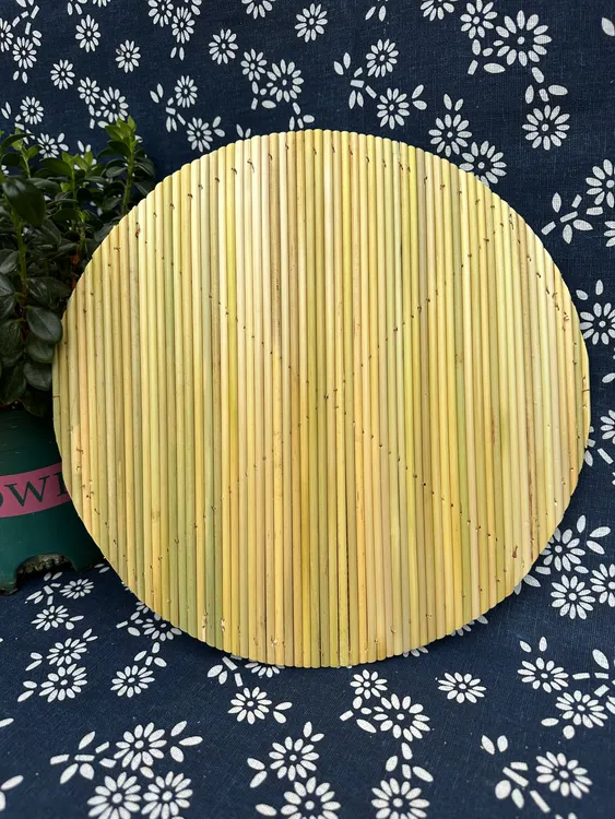 传统老手艺绿杆盖帘盖垫饺子帘餐垫