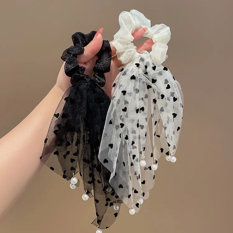 网红超仙气质ins仙女头饰发饰发绳头绳皮筋大肠发圈2023年秋季新