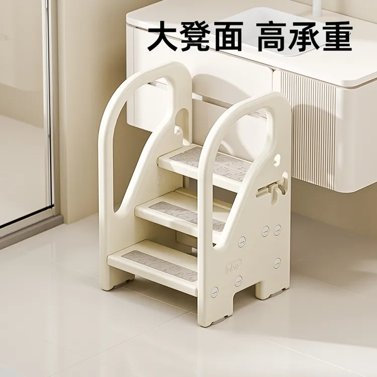 INHE宝宝洗手台阶凳儿童垫脚凳婴幼儿洗脸楼梯洗漱台踩凳脚踏增高