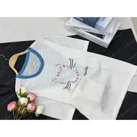 【杏色钉珠小猫】夏季新款百搭宽松设计感上衣QC3422