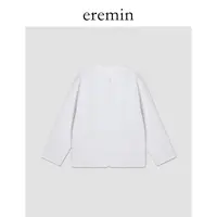 DE Mincollection提花白外套/绗棉绣花休闲单排扣圆领夹克55580
