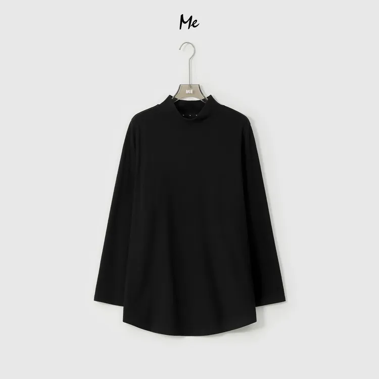ME【海王打底】天丝混纺极简静奢亲肤时尚百搭一手长上衣MESA4807