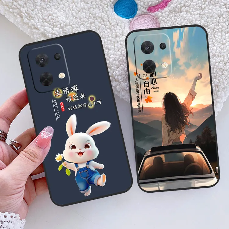 适用OPPO Reno8手机壳PGBM10全包边防摔软壳新款硅胶磨砂保护套潮