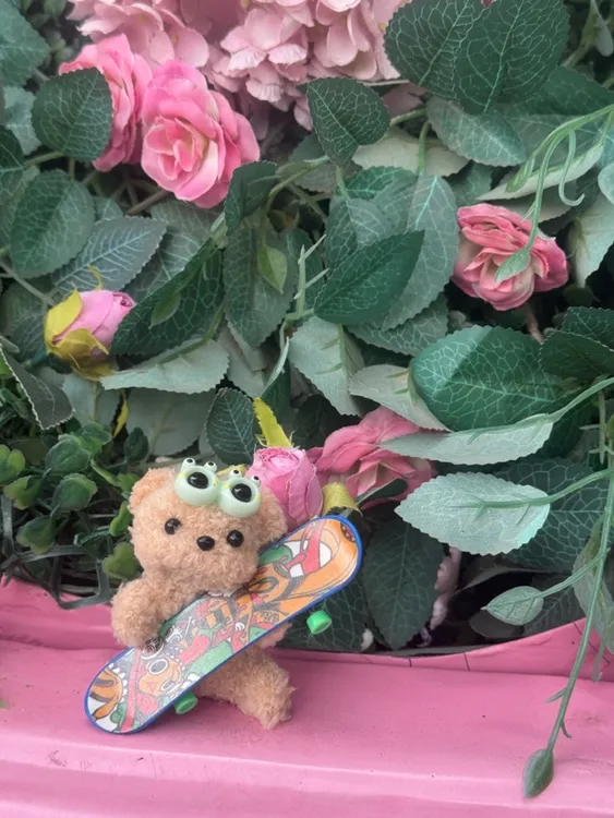 原创设计手工仿真创意滑板小狗礼物摆件挂件手工制品拍下不退不换