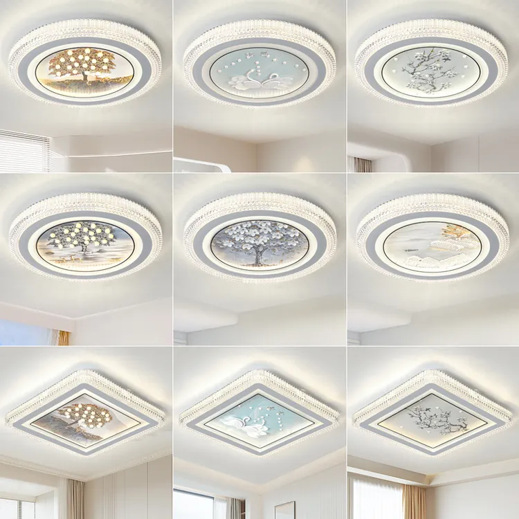 吸顶灯简约大厅全屋灯具套餐北欧创意卧室客厅餐厅欧式圆形