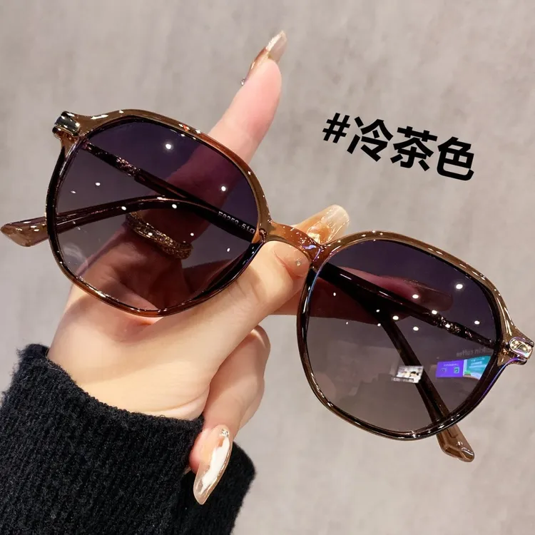 【经典时尚】2026新款防紫外线防晒茶色偏光墨镜女款气质太阳镜商品图