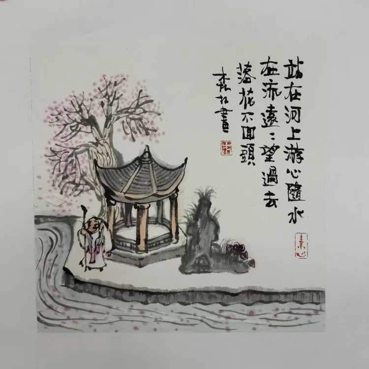 朱森林手绘原作水墨系列