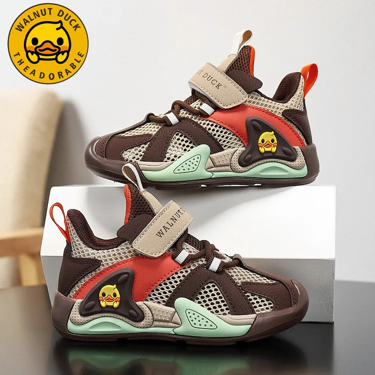 2025夏季新款透气时尚魔术贴儿童宝宝运动百搭鞋子童鞋男童小孩