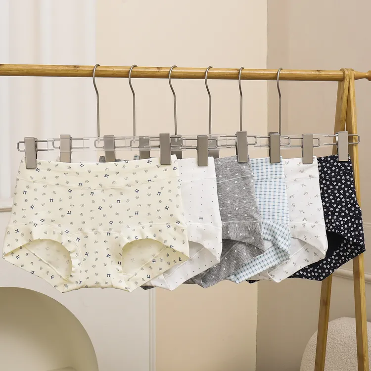 10A平角内裤纯/棉抗菌裆透气弹力收腹大码中高腰四角裤无痕打底裤