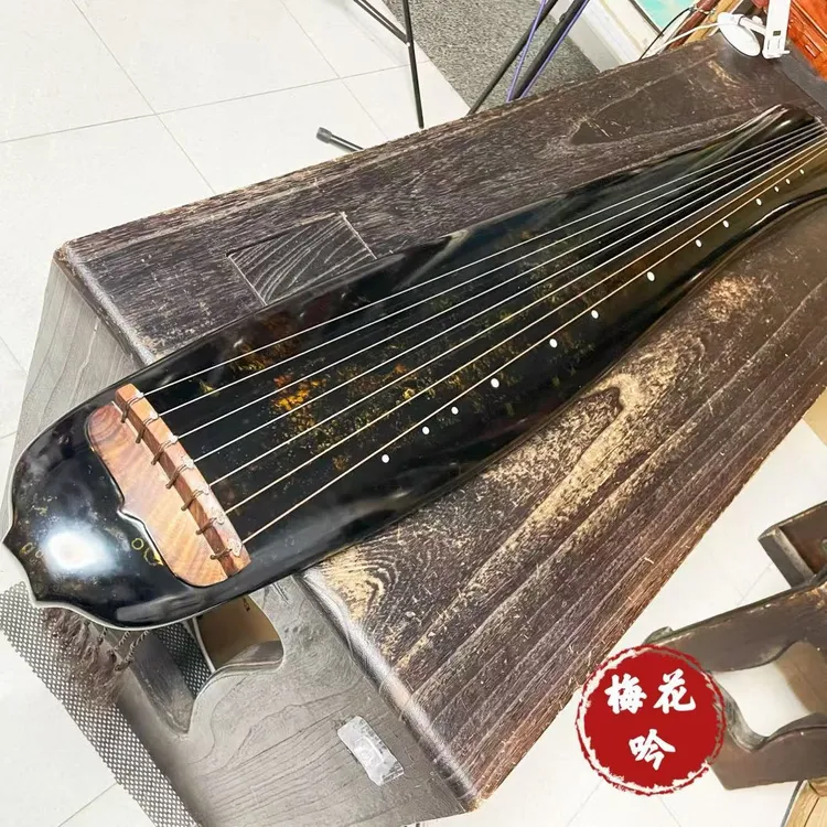 老杉木收藏级锦鲤式复古古琴纯手工生漆专业演奏初学者成人