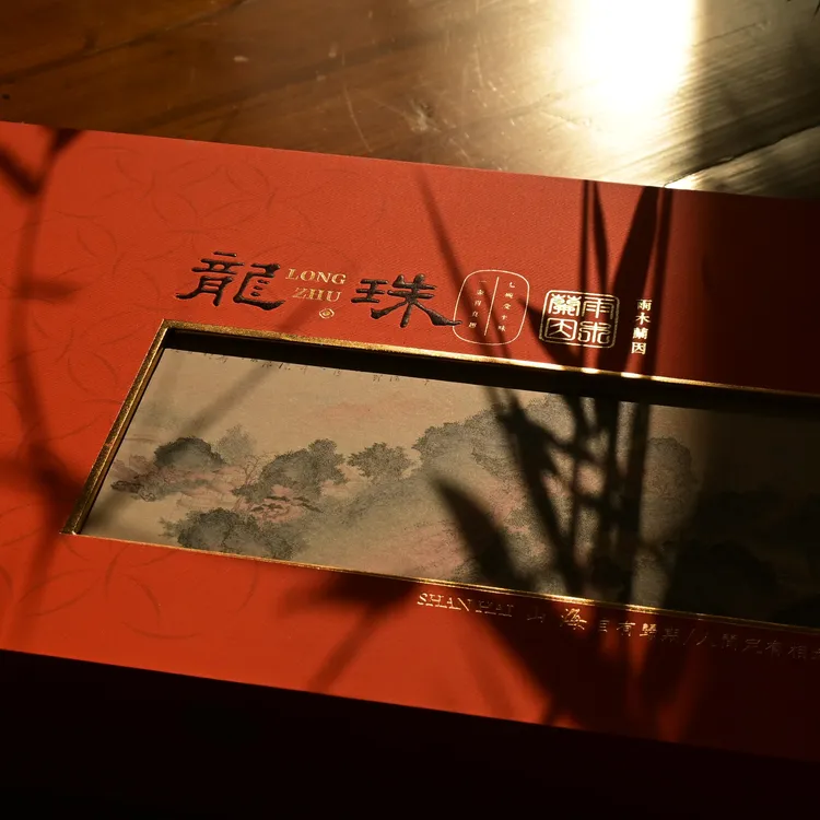 正宗云南勐宋花香果香古树普洱茶手工龙珠生茶礼盒装